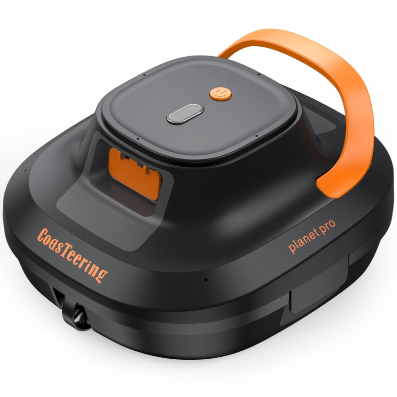 Cordless Robotic Pool Vacuum Cleaner, Robot Pool Vacuum for above Ground... - $300.94