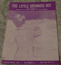 Vintage Sheet Music - The Little Drummer Boy - 1958 Edition - VGC - K. D... - $4.45