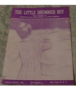 Vintage Sheet Music - The Little Drummer Boy - 1958 Edition - VGC - K. D... - £3.54 GBP