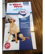 Four Paws Wee-Wee Disposable Diaper Super Absorbent Liners 10ct Ships N 24h - £13.42 GBP