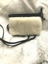 Exotic ETIENNE AIGNER Sheepskin Shearling &amp;  Black Leather Cross-Body Handbag - £97.75 GBP