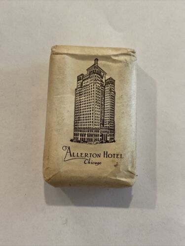 Vintage Chicago Hotel, Allerton Hotel Soap, Colgate Palmolive Peet. Co - $12.00