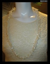 Polished Mother of Pearl Nuggets 35 inch Necklace - Free Shipping - £51.95 GBP