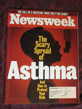 NEWSWEEK May 26 1997 The Scary Spread Of Asthma Workfare Kabila Zaire - £6.76 GBP
