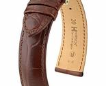 Hirsch Genuine Alligator Leather Watch Strap - Brown - M - 12mm / 10mm -... - £194.67 GBP