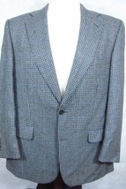NEW Britches of Georgetowne Wool and Alpaca Gray Houndstooth Sport Coat 44R - £107.77 GBP