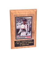 Dale Earnhardt 7 Time Winston Cup Champion 76 Career Wins Traks 1991 Plaque - $11.53