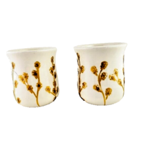 The White Barn Candle Co White With Gold Design Votive - £12.76 GBP