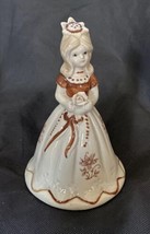 Vintage Estate Porcelain Figurine Bell Brinn &amp; Co Collectibles Bridesmaid 5.5” - $10.30