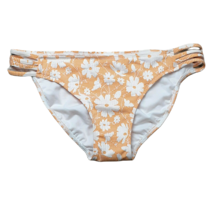 Xhilaration NWT Hipster Swimsuit Bikini Bottoms ~ Yellow Floral ~ Sz XL  - £8.59 GBP
