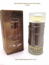 *Bellagio* By Vapro Int. For Men  EDT Splash Mini 0.2 oz / 6 ml New in Box - £6.99 GBP