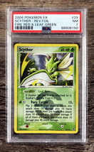 2004 Pokemon Ex #29 Scyther Fire Red &amp; Leaf Green Reverse Foil - PSA 7 NM - £38.78 GBP