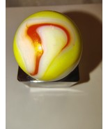 Vintage Peltier? Marble Red &amp; Orange Peltier Shooter 0.87” (Ref #30) - $184.01 MXN