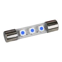 FL2CB Cool Blue 8V 23mA 3 SMD LED Fuse Lamp - $7.99