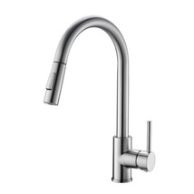 Havin Brushed Nickel Kitchen Faucet with Pull Down Sprayer - $190.89