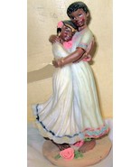 African Prince &amp; Princess Ceramic Ebony Figurine by: Shiah Yih  - $6.86 CAD
