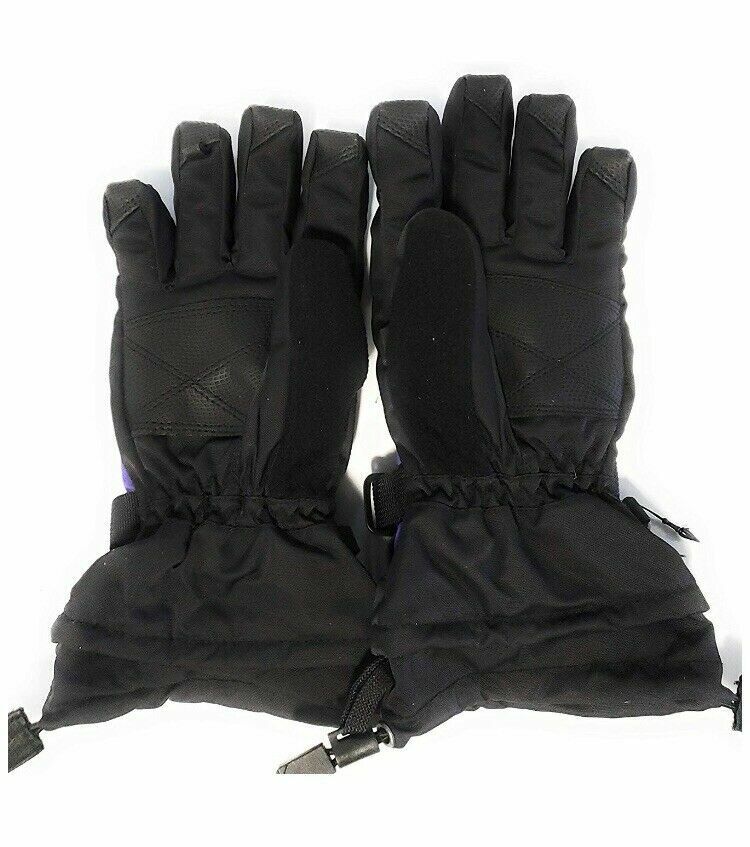 Head Junior Jr Black Purple Teal Insulated Ski Snowboard Winter Gloves M/6-10 Item image 2