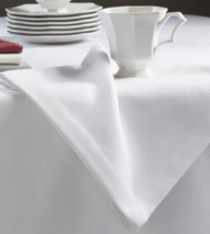 Sferra Squire White Dinner Napkins Diamond Pique SET/4 Easy Care 22x22&quot; New - $38.51