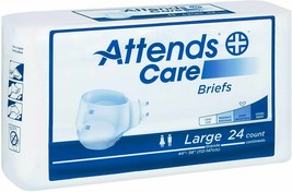 Attends care Breathable Briefs Large 44&#39;&#39;-58&#39;&#39; Bag of 24 - $22.76