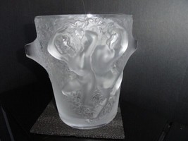 Lalique  Crystal Frosted  Champagne Ice Bucket - $2,950.00