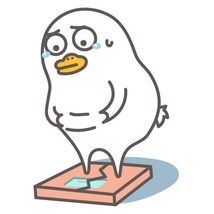 Little Duck Crying Fat Vinyl Decal Sticker UV &amp; Water Proof Gift Laptop ... - $5.87