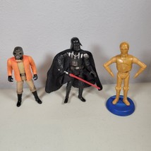 Star Wars Action Figure Toy Lot Walrus Man Darth Vader C3PO Wacky Wobbler Bobble - £10.27 GBP