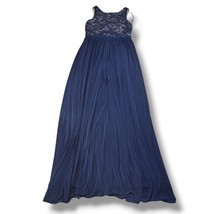 Nightway Dress Size 8 Formal Dress Sequined Lace Top Sleeveless Maxi Dress Gown - £30.92 GBP