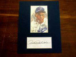 Rachel Robinson Jackie Robinson Dodgers Hof Signed Auto Matted Index Card Sgc - £185.09 GBP