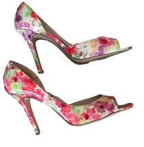 ELLE ~ ELKATIAFLORAL Pattern ~ Size 10 ~ Peep Toe ~ 4&quot; Stiletto Heels ~ ... - $630.12 MXN