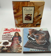Chocolate And The Art Of Low-Fat Desserts Mrs. Fields Cookbook Lot/3 20-50 - £7.43 GBP