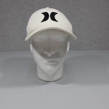 Hurley White Mesh Trucker Cap Hat Snapback Baseball Black Logo - £11.57 GBP