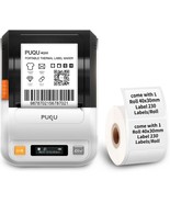 PUQU Label Maker | Portable Bluetooth Thermal Label Printer Q00 with - £40.89 GBP