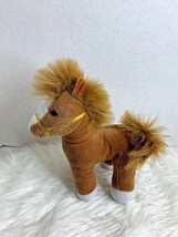 Alexon Group Plush Stuffed Animal Toy Show Pony 9 in L x 11 in T Brown H... - £6.32 GBP