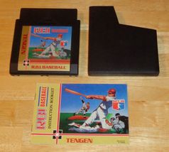 Nintendo NES R.B.I. RBI Baseball Video Game, with Manual, Tested and Working - £9.39 GBP