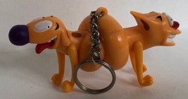 1999 Viacom Nickelodeon Basic Fun Cat Dog Cat Dog Keychain Toy Movable Parts Rare - £22.93 GBP