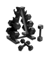 Home Barbell Rubber-Coated Hex Dumbbells, Set of 100IB Body Workout Dumb... - $2,758.46 MXN