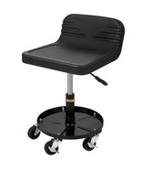 VEVOR Rolling Garage Stool, 300LBS Capacity, Adjustable Height from 15.7... - £73.71 GBP