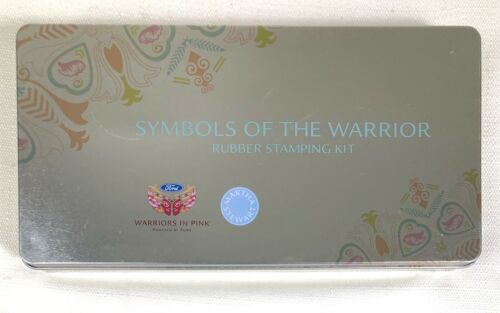 Warriors In Pink Rubber Stamp Kit by Martha Stewart and Ford Breast Cancer Month - $5.87