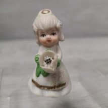 Vintage Napco Miniature Flower Girl of the Month Figurine  - £5.51 GBP