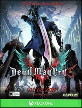 The Devil May Cry 5 advertisement X-Box One Video Game Capcom cardstock ad print - £3.01 GBP