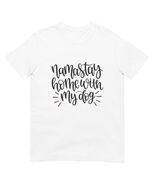Namaste Home with My Dog Short-Sleeve Unisex T-Shirt White / 2X - $29.41 CAD