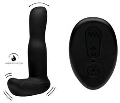 UNDER CONTROL PROSTATE VIBE WARMING WITH REMOTE WATERPROOF RECHARGEABLE - £62.46 GBP