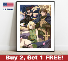 Record of Lodoss War Poster 18&quot; x 24&quot; Print Anime Wall Art Decor 5 - £10.62 GBP