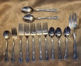 13 Pcs. PRECIOUS ROSE Rogers Korea Stainless - £8.40 GBP