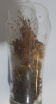 Coca-Cola Bell Soda Glass Dry Flower arrangement inside Used Leonard Creations - £2.13 GBP