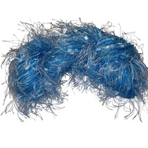 Kollage SPLENDOR Mohair Viscose Aran-Bulky Feathery Multi-Textured Yarn Blue $38 - £12.54 GBP