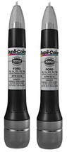 (2) DupliColor Ford 1Q 14 D1 9Z YN AFM 0236 Silver Charcoal Scratch Fix All in 1 - £14.23 GBP