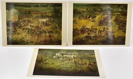 Lot of 3 Vintage Gettysburg Cyclorama 5x7 5c Mirro-Krome Postcards #4 #8... - £7.92 GBP