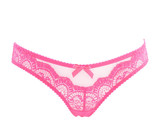 L&#39;AGENT BY AGENT PROVOCATEUR Womens Briefs Sheer Lace Elegant Pink Size S - £15.25 GBP