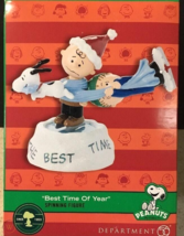 Dept 56 Peanuts Best Time Of Year Spinning Figurine - £38.67 GBP